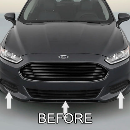 CHROME GRILLE GRILL TRIM For FORD FUSION 13-18 14 15 16 17
