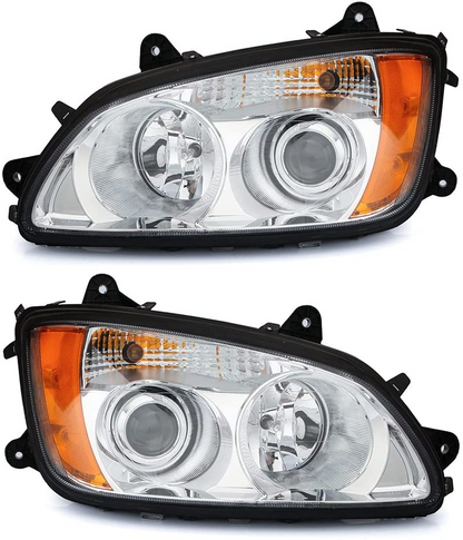 2P Headlight Fit 2008-2017 Kenworth T170 T270 T370 T470 T440 T660 Left & Right
