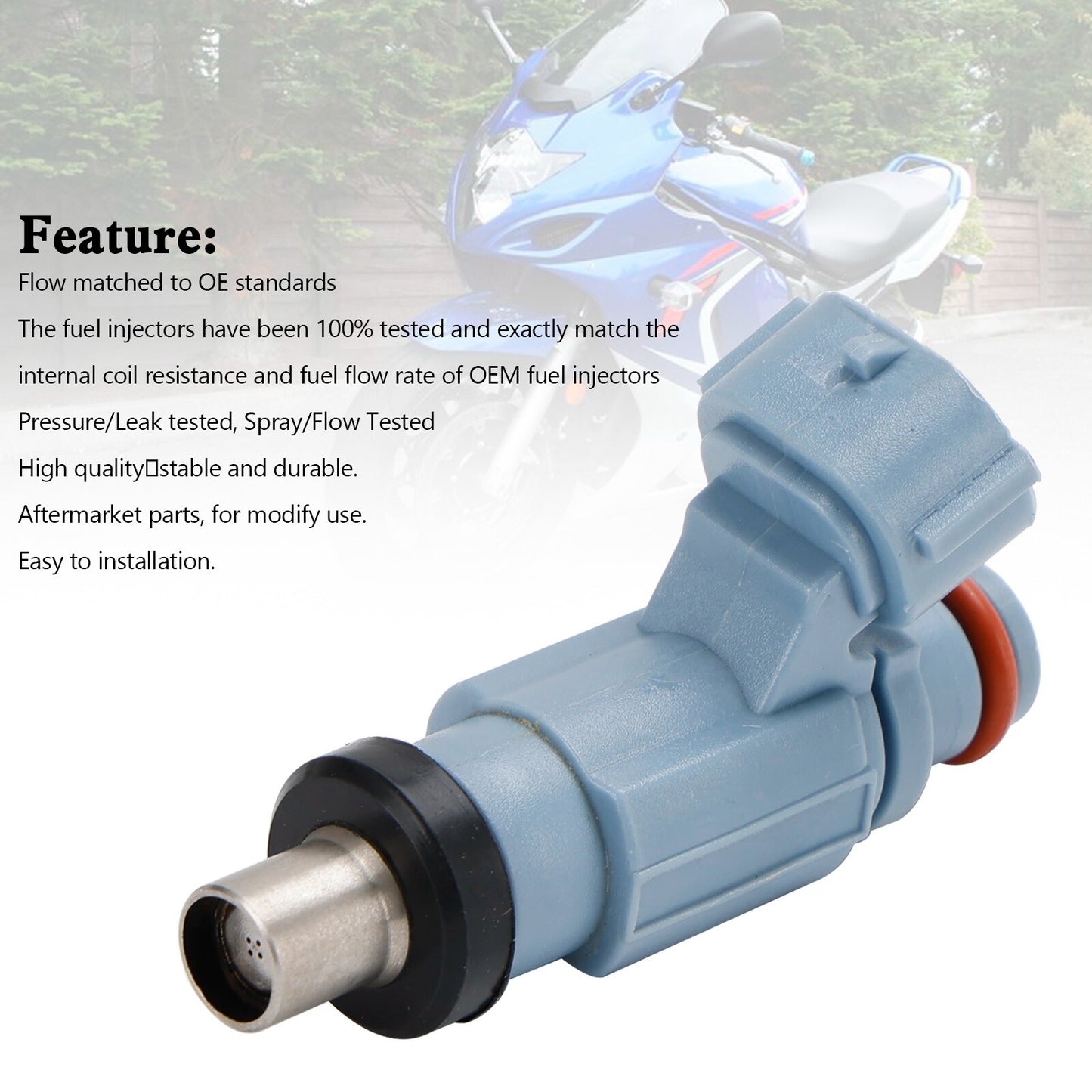 Fuel Injector 4 Holes 15710-17H00 For Suzuki GSX650F KATANA 2008-2009