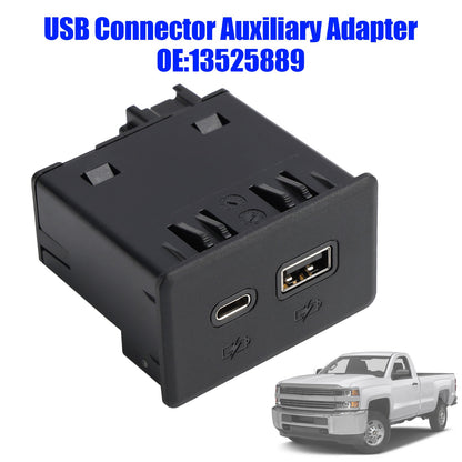 USB Connector Auxiliary Adapter 13525889 for Silverado Sierra 1500 2500 3500