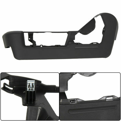 Solid Spare Fits 2009-2014 Ford F150 F-150 Driver Side Black Seat Track Cover New