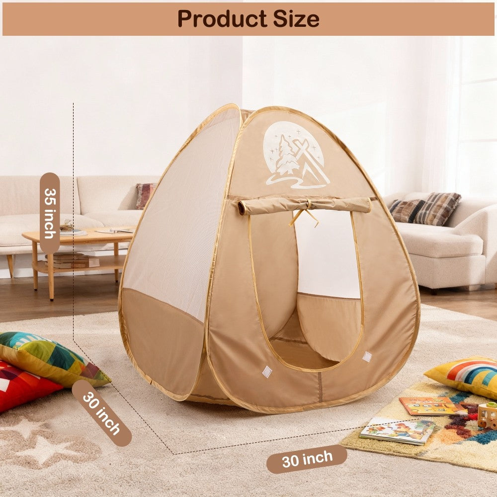 25Pcs Forest Adventure Pretend Play Set Cooking Tools Kids Camping Set with Tent