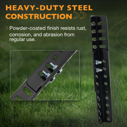 Mower Trimmer Rack Lockable For Most Walk-Behind Stand-On & ZTR Lawn Mower Black