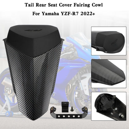 Tail Rear Seat Cover Fairing Cowl For YAMAHA YZF-R7 YZF R7 2022-2025 Carbon