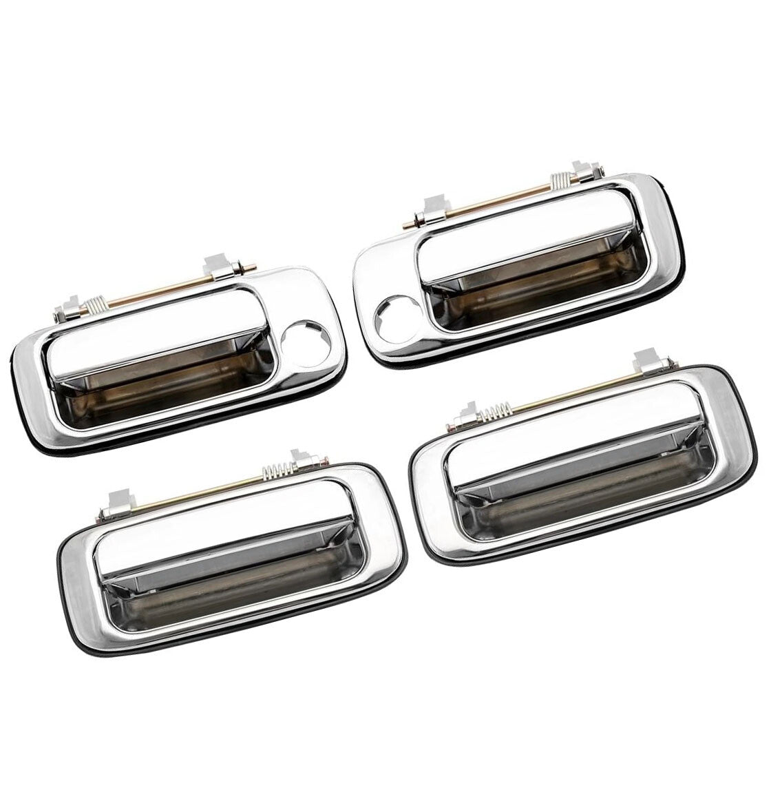 Exterior Chrome Door Handle Front Rear Left Right For 90-98 Toyota Land Cruiser