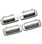 Exterior Chrome Door Handle Front Rear Left Right For 90-98 Toyota Land Cruiser