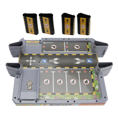 Intelligent City Six Floor Track Parking Lot Toy With 8 Cars For Kids Age 3-8