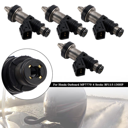 4PCS 16406-ZW5-000 Fuel Injectors For Honda Outboard MP7770 4 Stroke BF115-130HP