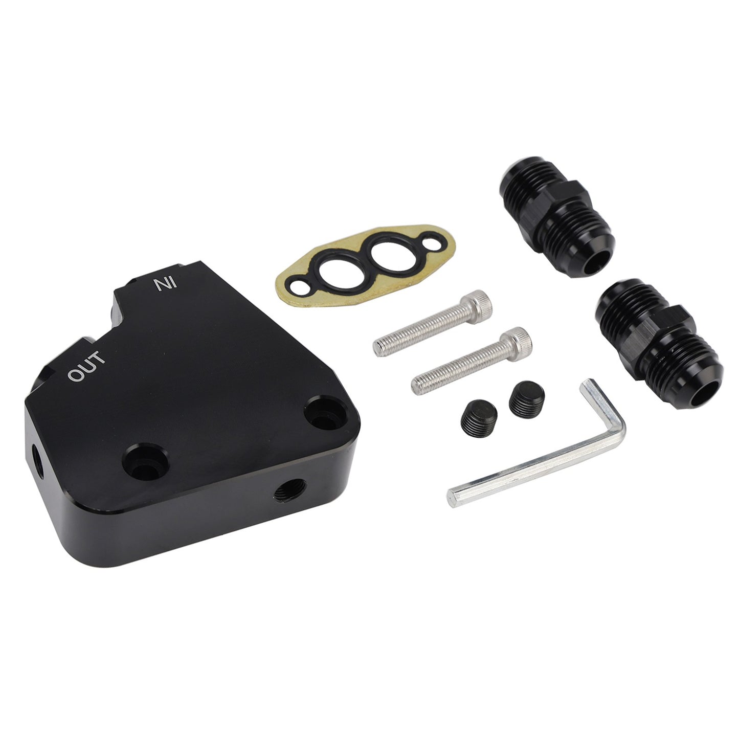 Engine Oil Cooler Adapter Kit For Corvette GM LS LS1 LS2 LS3 LS6 05-19 (5-Pack)