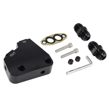 Engine Oil Cooler Adapter Kit For Corvette GM LS LS1 LS2 LS3 LS6 05-19 (5-Pack)