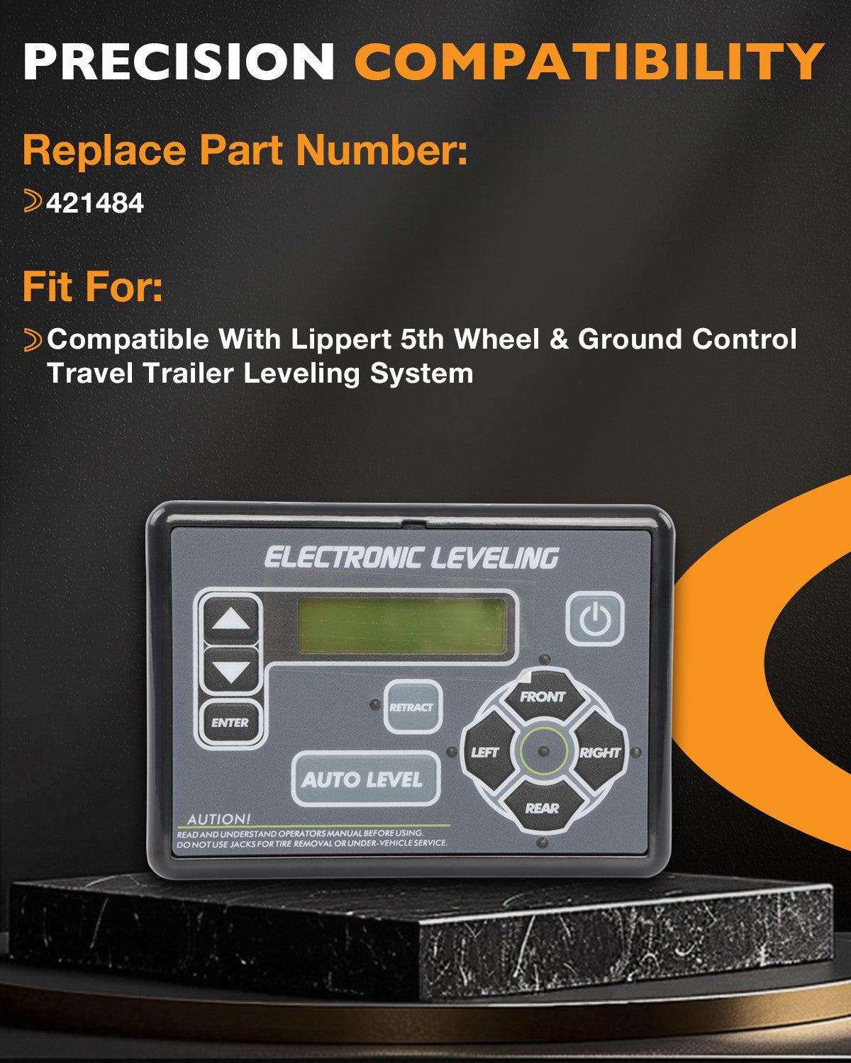 421484 For Lippert Leveling System Leveling System Touchpad Auto-leveling Button