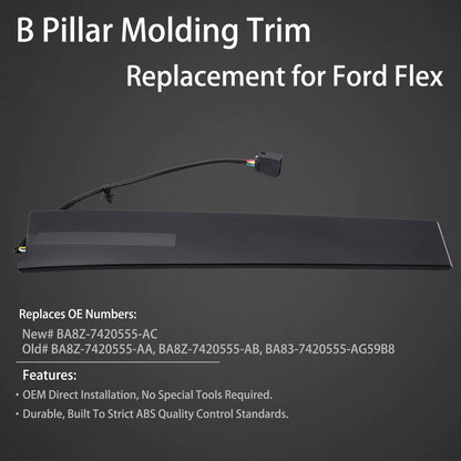 Door Entry Keypad Pillar Molding Trim Left Driver Side For 2010-2019 Ford Flex