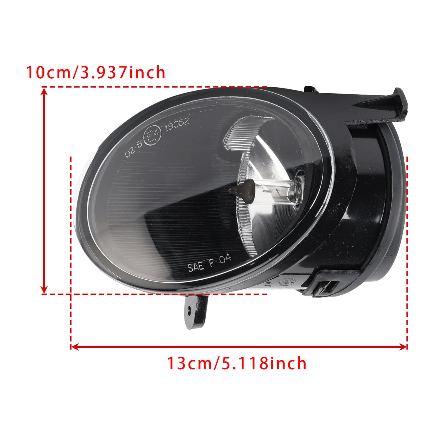 Pair Front Bumper Driving Fog Light For Audi A6 C6 2005 2006 2007 2008