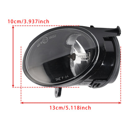 Pair Front Bumper Driving Fog Light For Audi A6 C6 2005 2006 2007 2008
