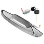 Exterior Door Handle Driver Side w/ Lock Cylinder For 2007-13 Chevy GMC Cadillac