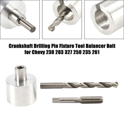 Crankshaft Drilling Pin Fixture Tool Balancer Bolt for Chevy 230 283 327