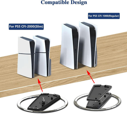 Vertical Stand For PS5 Consoles / PlayStation 5 Slim Game Dock Base Accessories