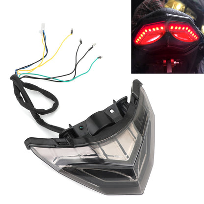 Rear Brake Turn Signals Taillight for KAWASAKI Ninja 250R 300 2013-2017 Red