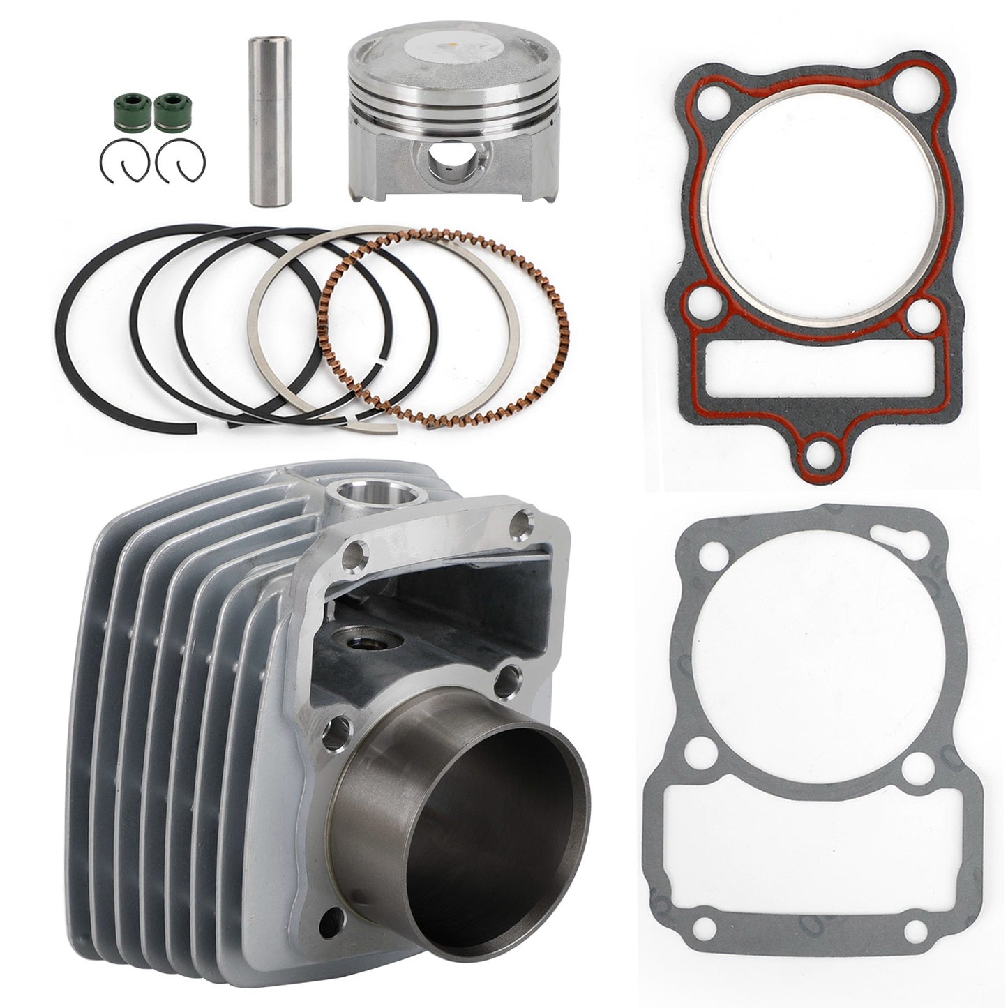 250cc Cylinder Piston Gasket Kit 67mm CG250 167FMM Chinese ATV Dirt Bike