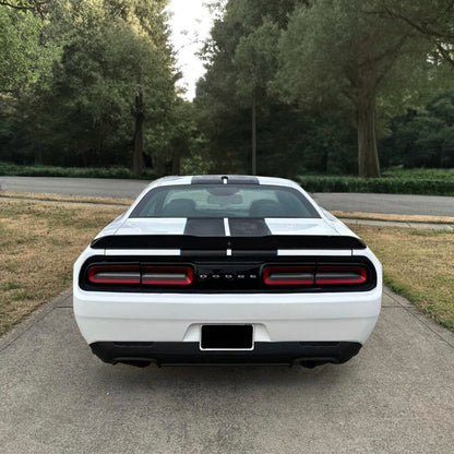 8" VINYL RALLY STRIPES RACING STRIPE HOOD TRUNK ROOF For DODGE CHALLENGER