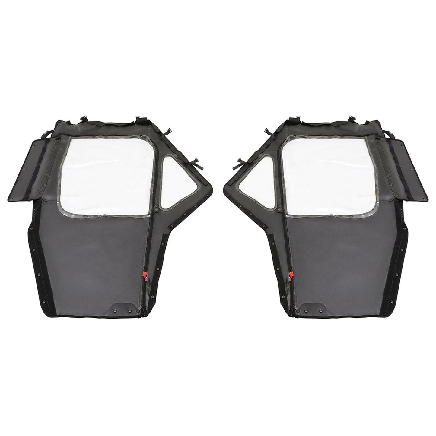 Solid Spare For Can-Am Defender HD 5 7 8 9 10 2016+ Soft Doors Kit Left + Right (2 Seater)