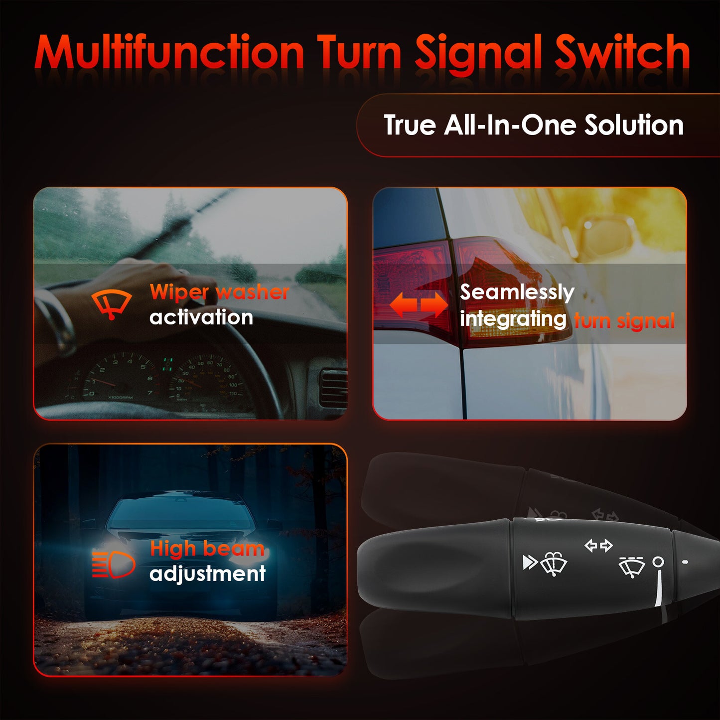 CBS1701 Turn Signal Windshield Wiper switch For 05-10 Chrysler 300 Dodge Charger