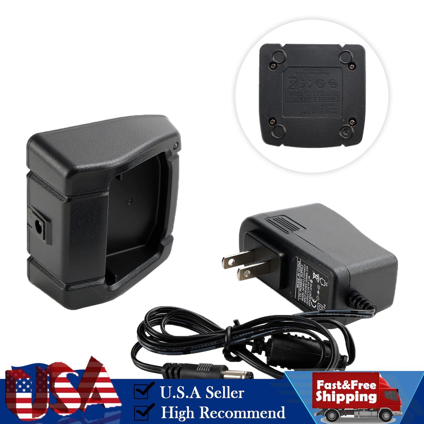 FT4XR Charger SBH-22 Battery Fast Rapid Dock for YAESU FT4X FT4XR FT25R FT65R US