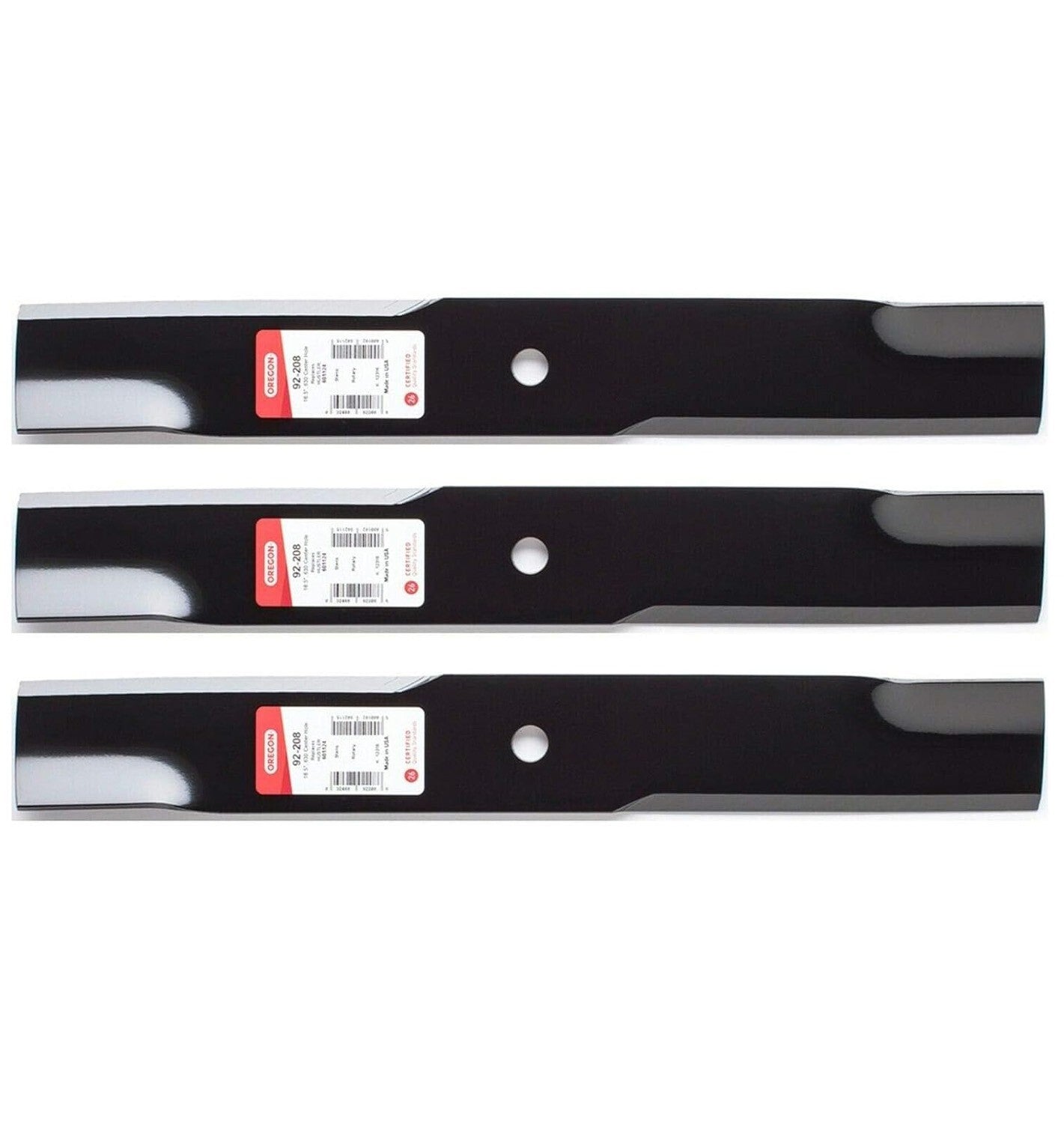 Solid Spare (3) Oregon 92-208 Mower Blade for Hustler 601124 601012 601013 54" XR7