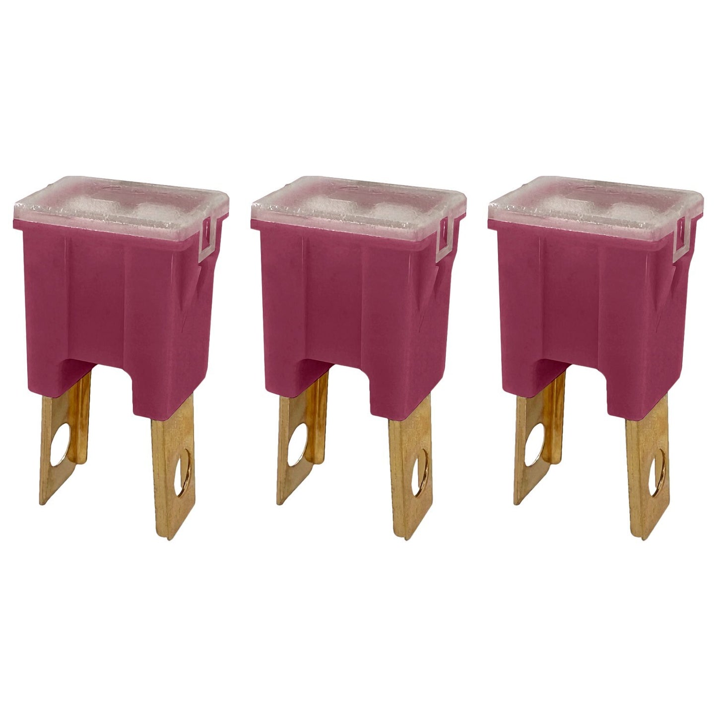 30A Straight Male Fuse Cartridge FLM PAL Auto Link for Car Truck RV SUV - 3 pk