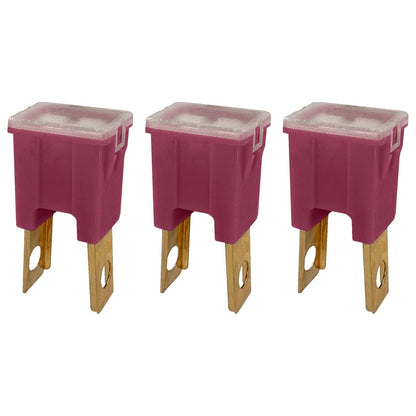 30A Straight Male Fuse Cartridge FLM PAL Auto Link for Car Truck RV SUV - 3 pk