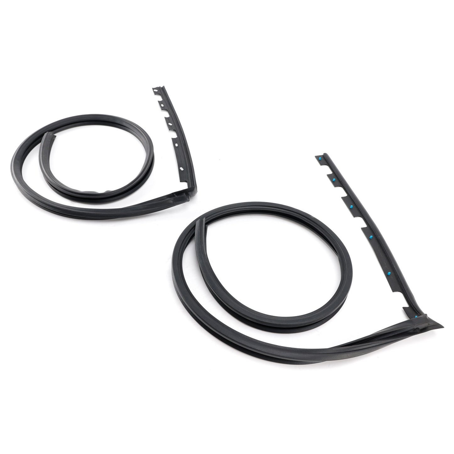 Left+Right Door Sub Seal Set Rubber For Honda 3D CIVIC 1996-2000 EK9 EK2-3 EK4