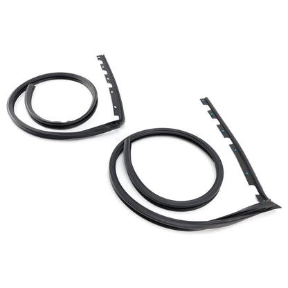 Left+Right Door Sub Seal Set Rubber For Honda 3D CIVIC 1996-2000 EK9 EK2-3 EK4