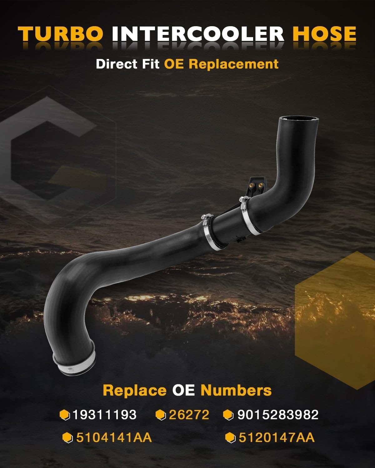Turbo Intercooler Pipe Hose Assy For Dodge Mercedes-Benz Sprinter 2500 3500 2.7L