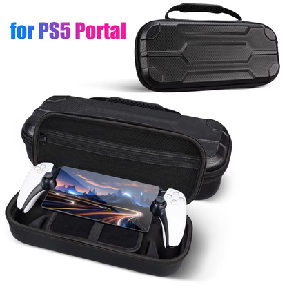 6 in 1 Accessories Set for Playstation Portal Remote Player Hard Carrying Case