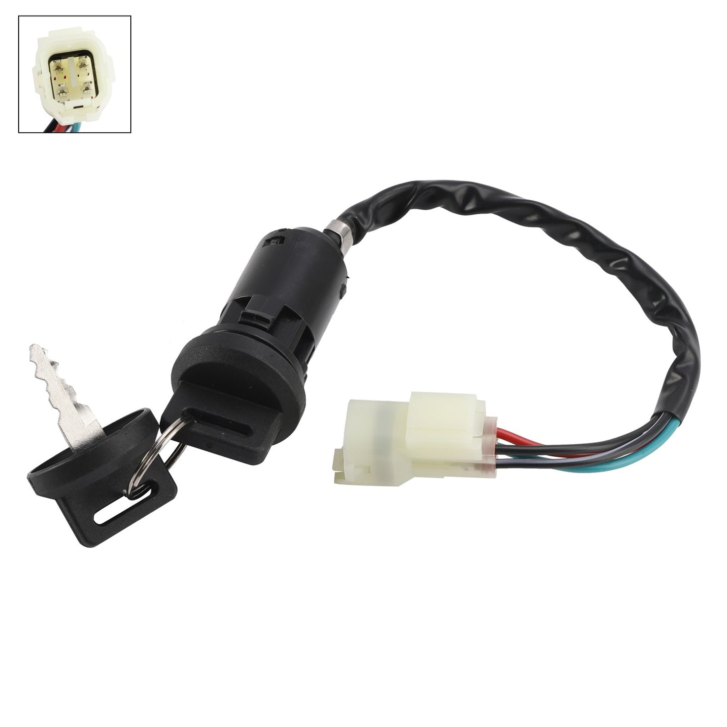 IGNITION SWITCH 2 KEYS 43D-H2510-01 FOR YAMAHA RAPTOR 90 YFM90R 2009 - 2013