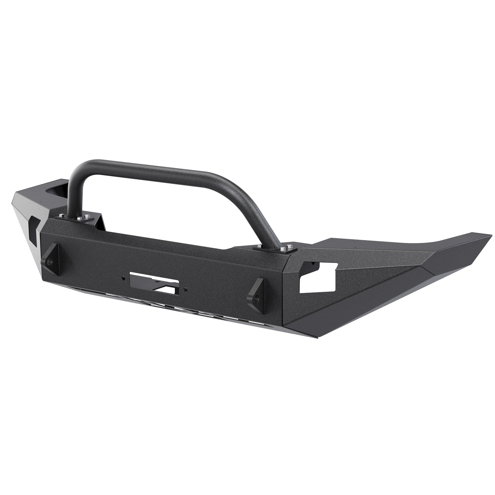 Solid Spare Front Steel Bumper w/ Bull Bar For 97-04 Dodge Dakota Durango 98 99 00 01 02 03