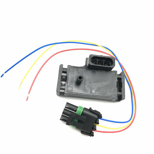 Manifold Absolute Pressure MAP Sensor with Wire for GM 3-Bar 16040749 12223861