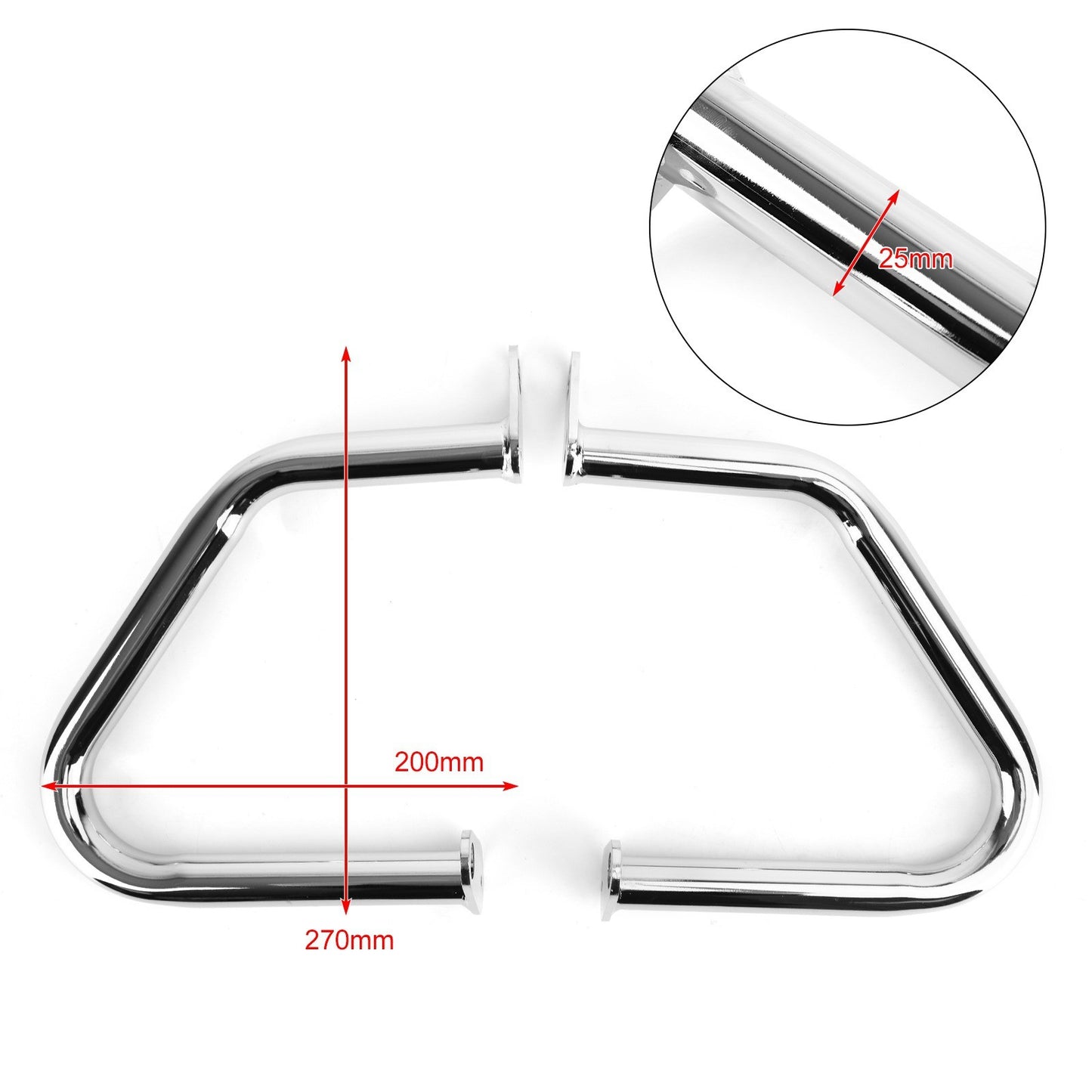 Engine Guard Chrome Crash Bar Chrome For Bonneville T100 T120 Bobber 16-2024
