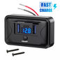 12V Dual USB QC3.0 & PD Port Car Fast Charger Socket Power Outlet On-Off Switch
