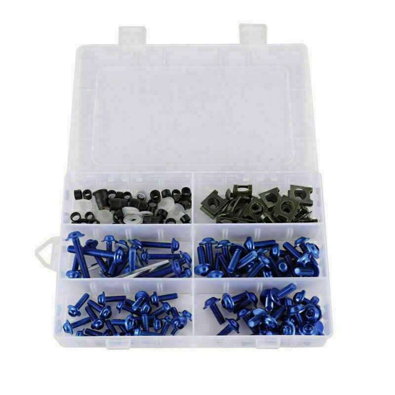 177X Fairing Fender Fastener Kit Body Work Screws Bolts Washers Motorcycle BL D