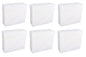 Solid Spare (6) Humidifier Wick Filters Circular For Holmes Models HM-250, HM-405, HM-406