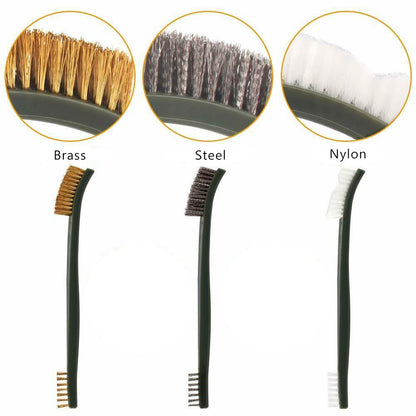 9X Gun Cleaning Kit For Rifle Pistol Handgun Shotgun Cleaning Set Gun Brush