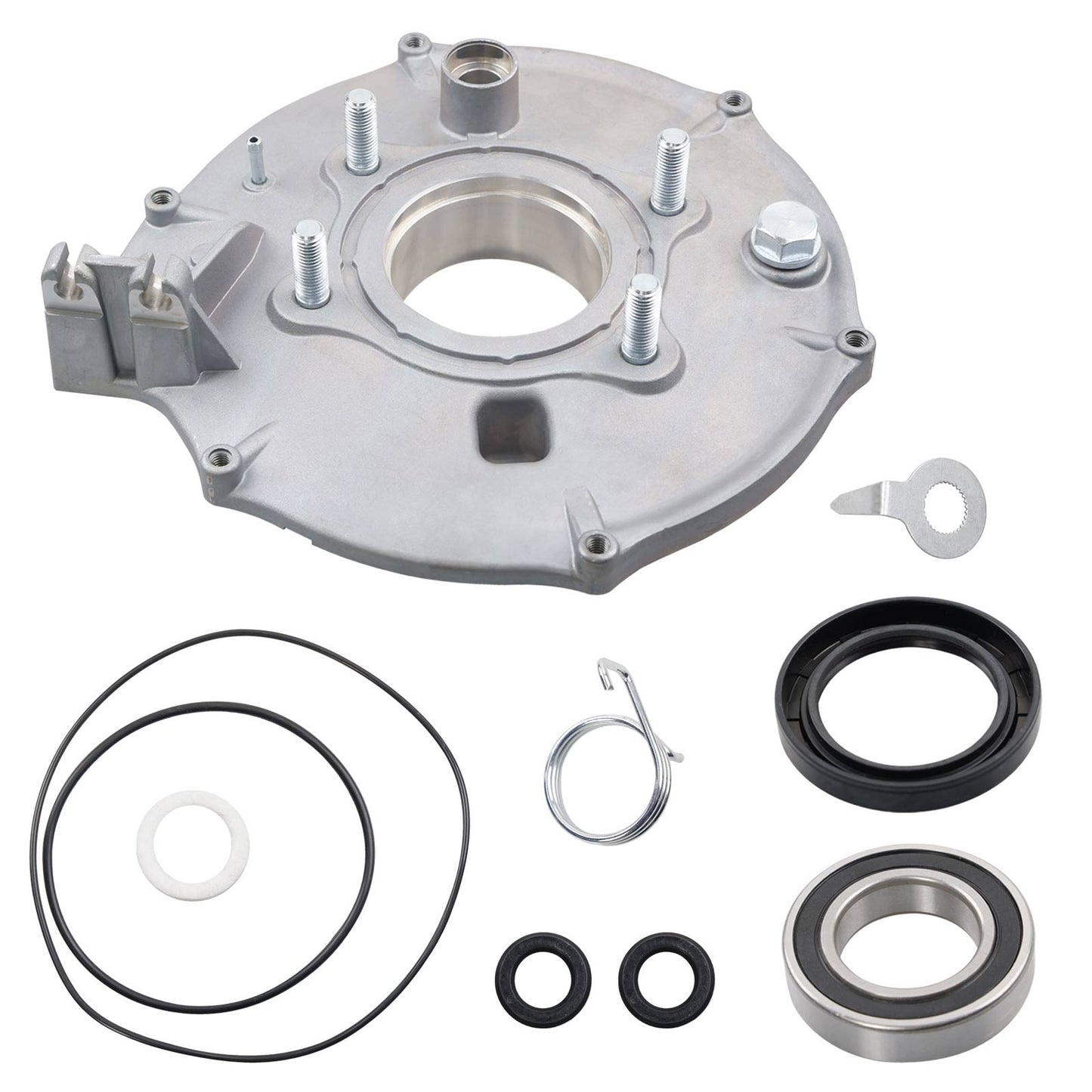 Rear Brake Backing Plate & Bearing Seals Kit For Honda Fourtrax TRX300 TRX300FW