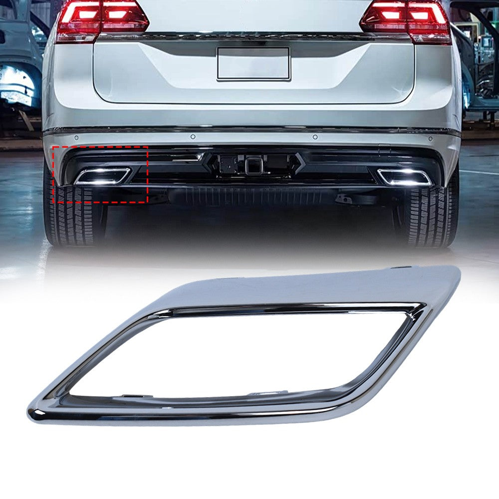 For 2017-2021 Atlas Left Bumper Cover Exhaust Pipe Hole Trim 3CN807833A2ZZ