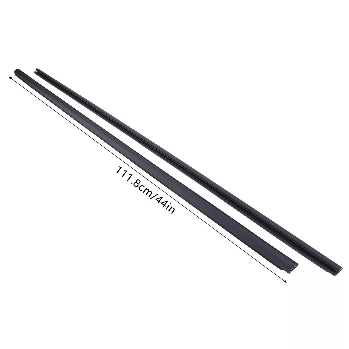 2PCS L&R Side Door Window Belt Trim Molding For Honda Civic Coupe (2Dr) 06-11