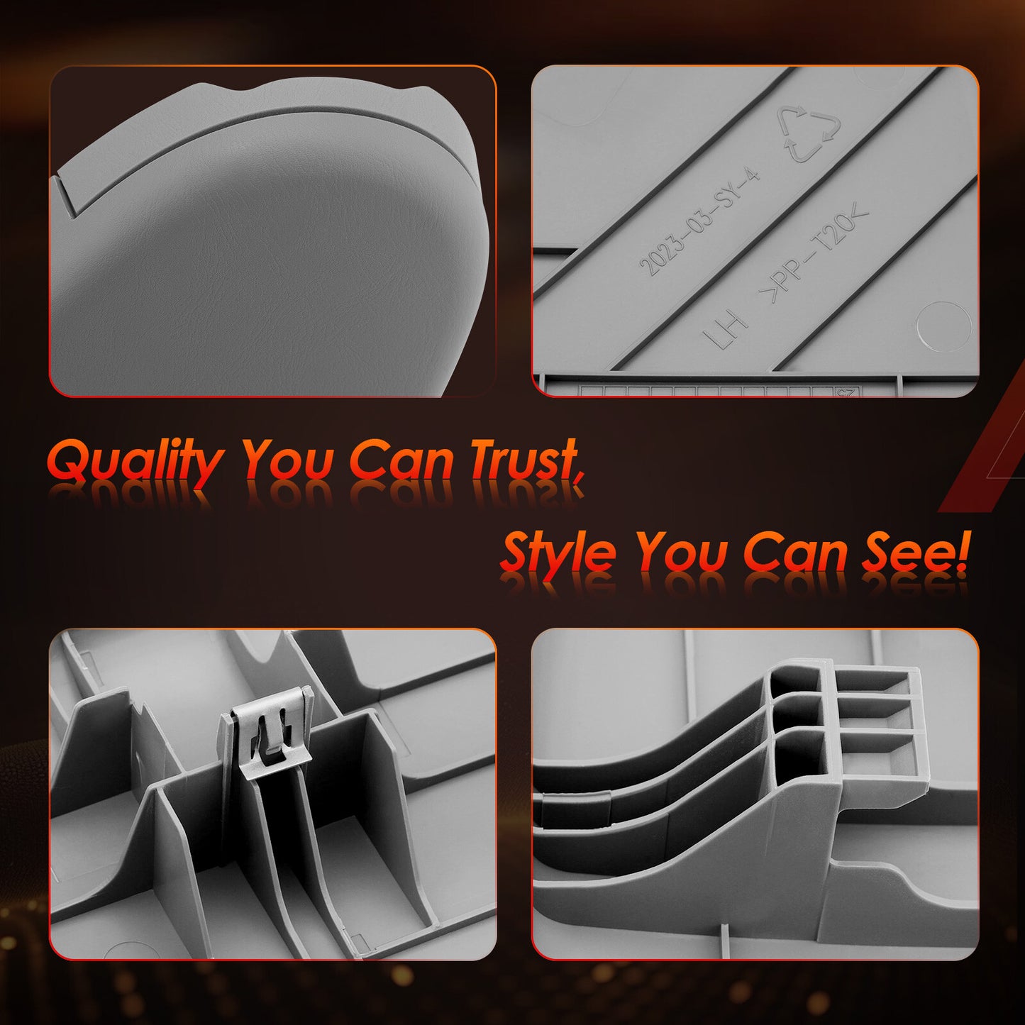 Seat Trim Panel Bezel Cover Driver Side Fit 1995-04 Toyota Tacoma 71812-04010-B2