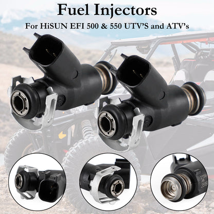 2PCS 28160355 Fuel Injector 16400-004C-0000 Fits HiSun EFI UTV550 MSU500 HS500