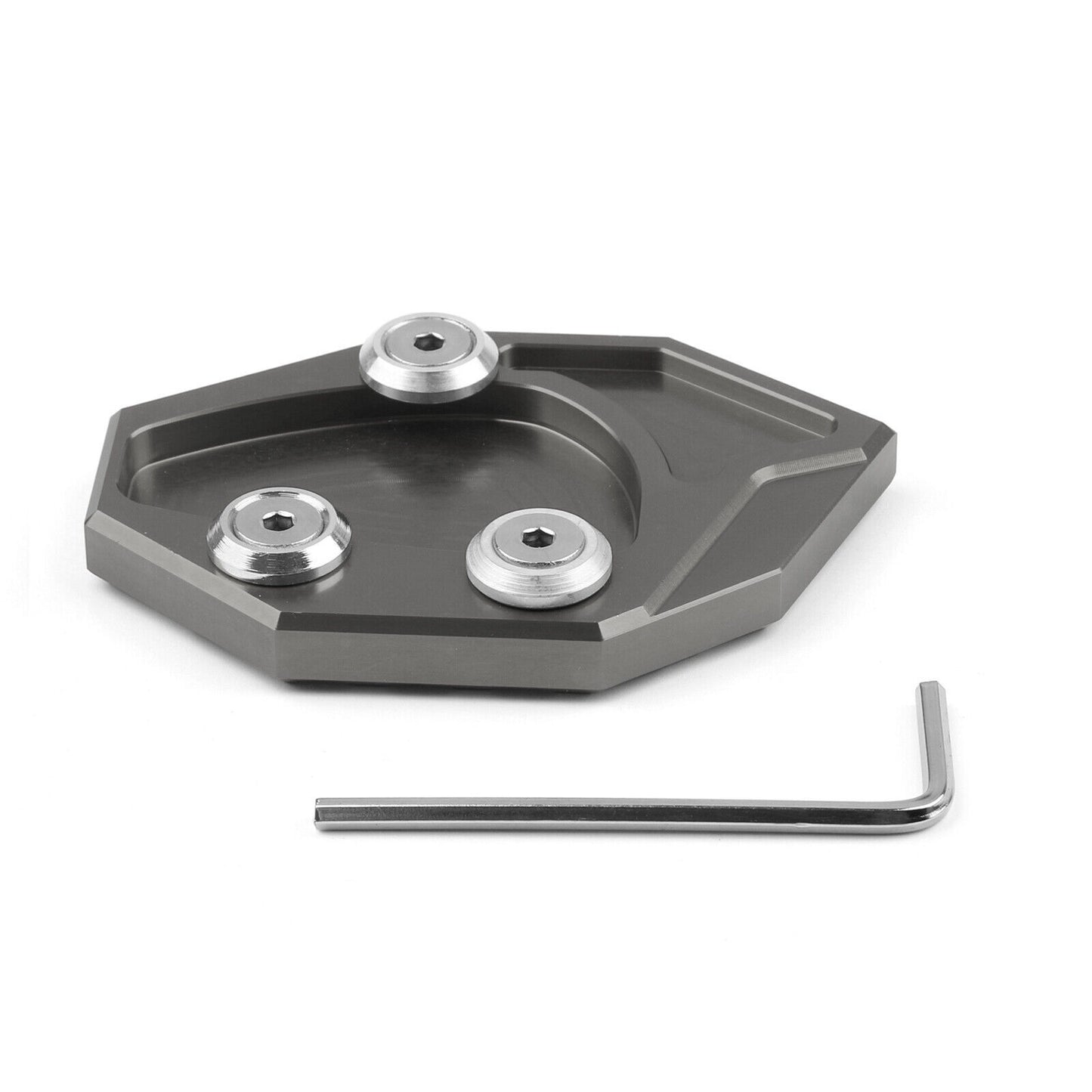 Side Stand Kickstand Plate For Kawasaki ZX-14R/ZZR1400 07-14 GTR1400 08-14 Gray