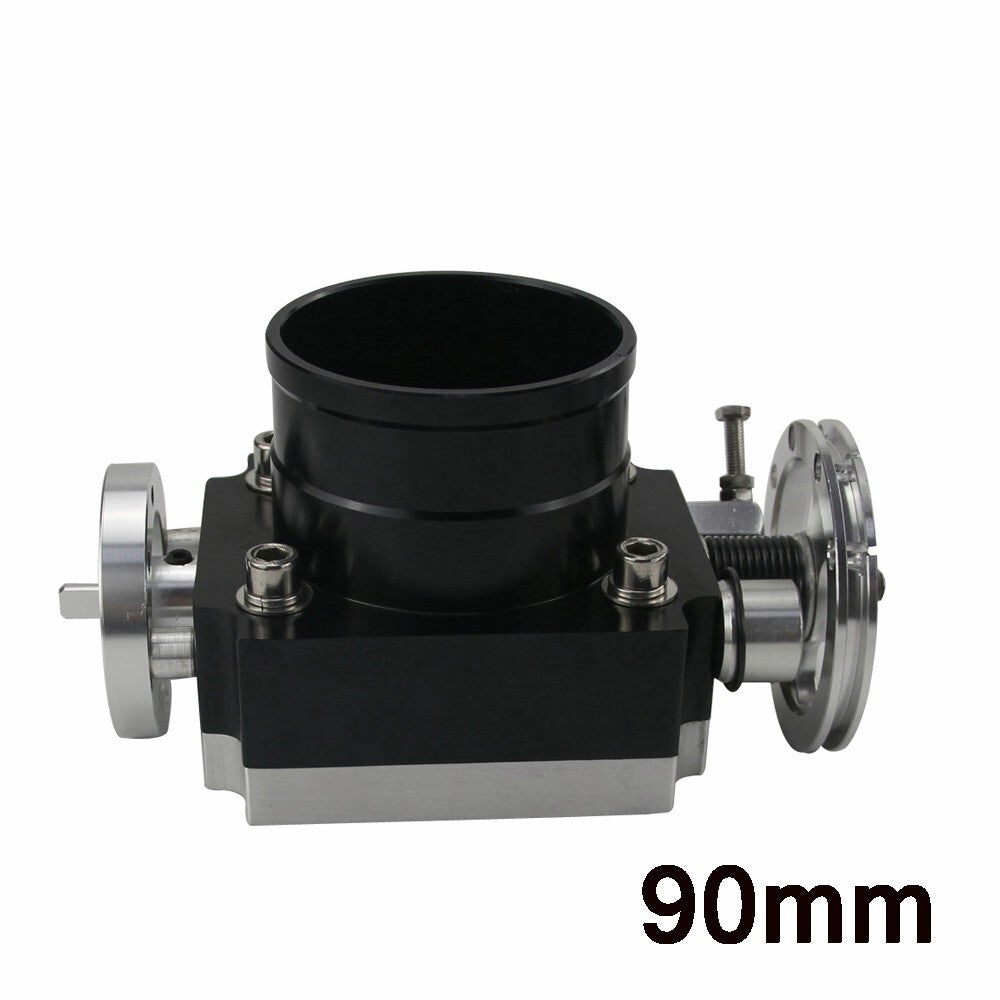 Throttle Body Universal 90MM 3.5" Adapter High Flow Aluminum Intake Manifold