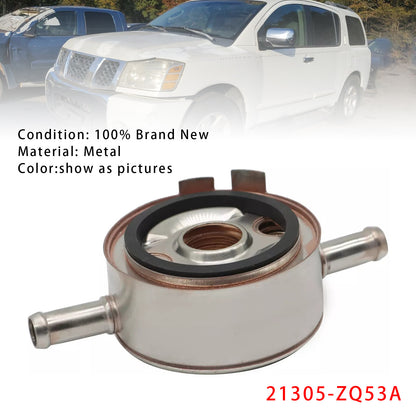 Oil Cooler 21305-ZQ53A For Nissan Pathfinder Armada Titan 5.6L V8 2004-2009